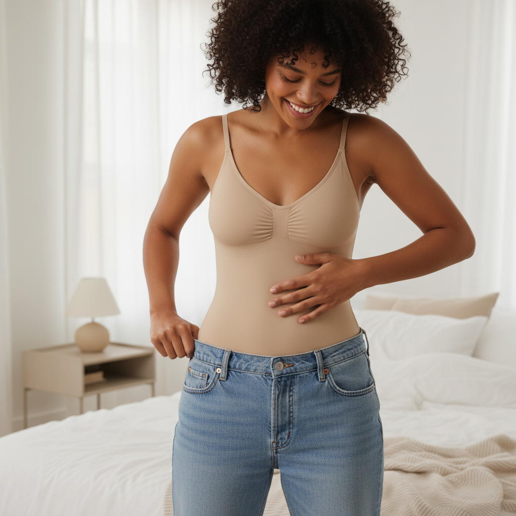 Body Gainant Classique Noir – Maintien Naturel & Silhouette Affinée